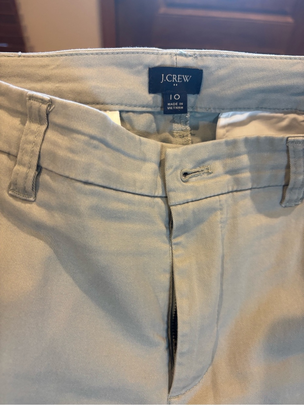 J. Crew Women's Cropped Chino Pants - Light Khaki